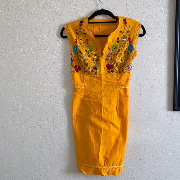 Dresses & Skirts - Hand Embroidered Traditional Dress XS